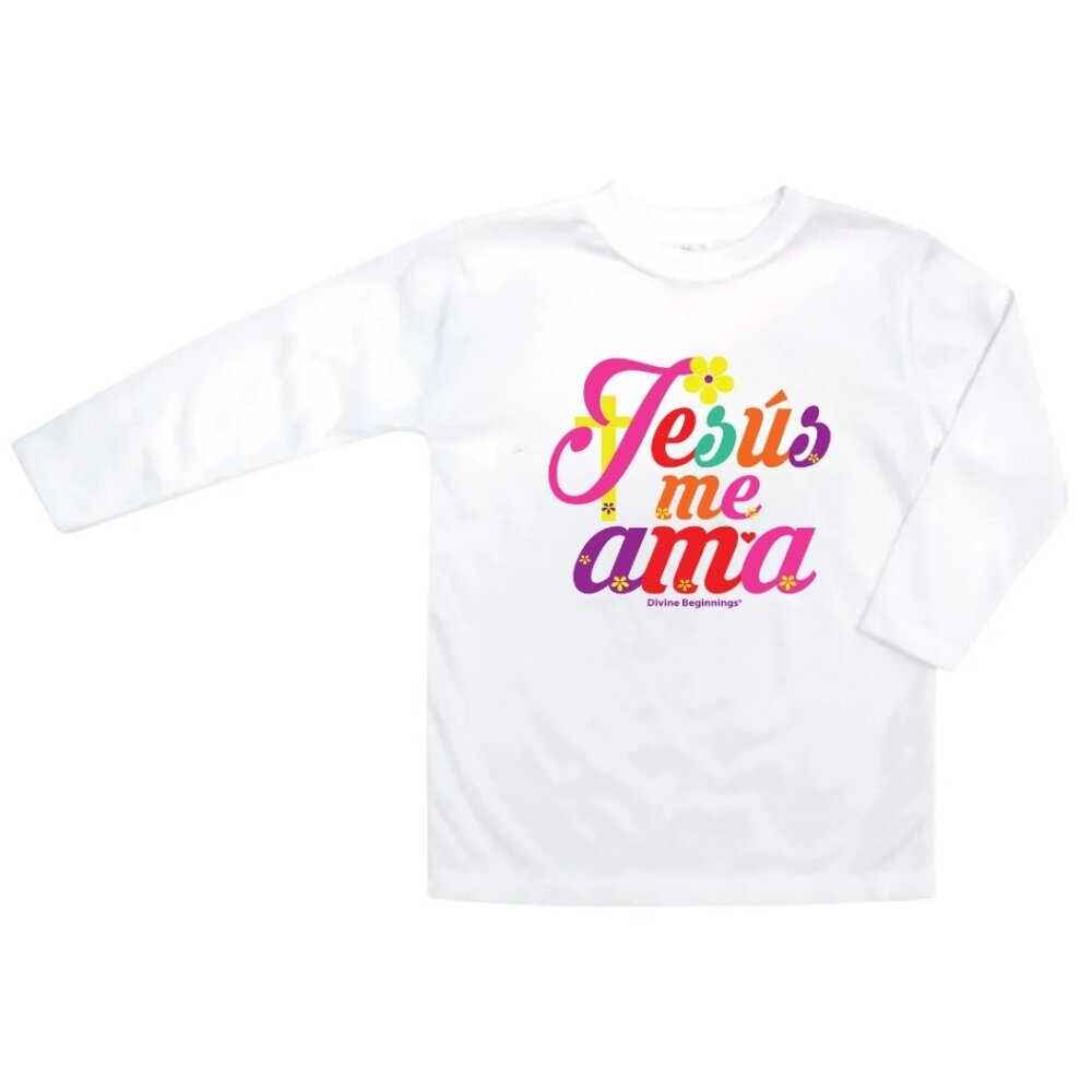 Jesus Loves Me - Girl's Infant T-shirt - Spanish (Long Sleeve)